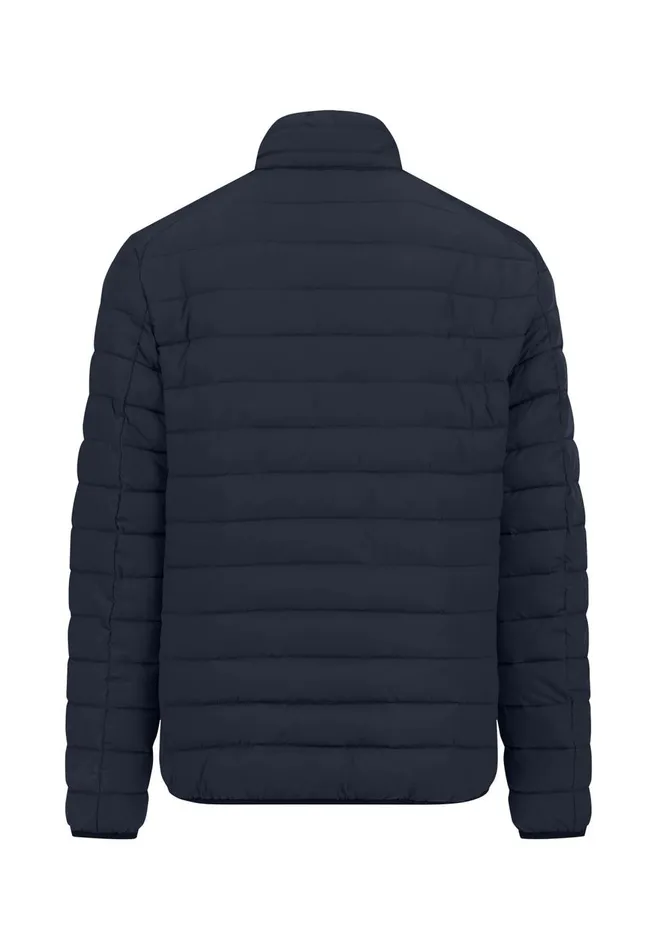 FYNCHHATTON Stepp Jacket Casual Fit With Breast Pocket Dark Navystrong Blue Men Jackets and Coats