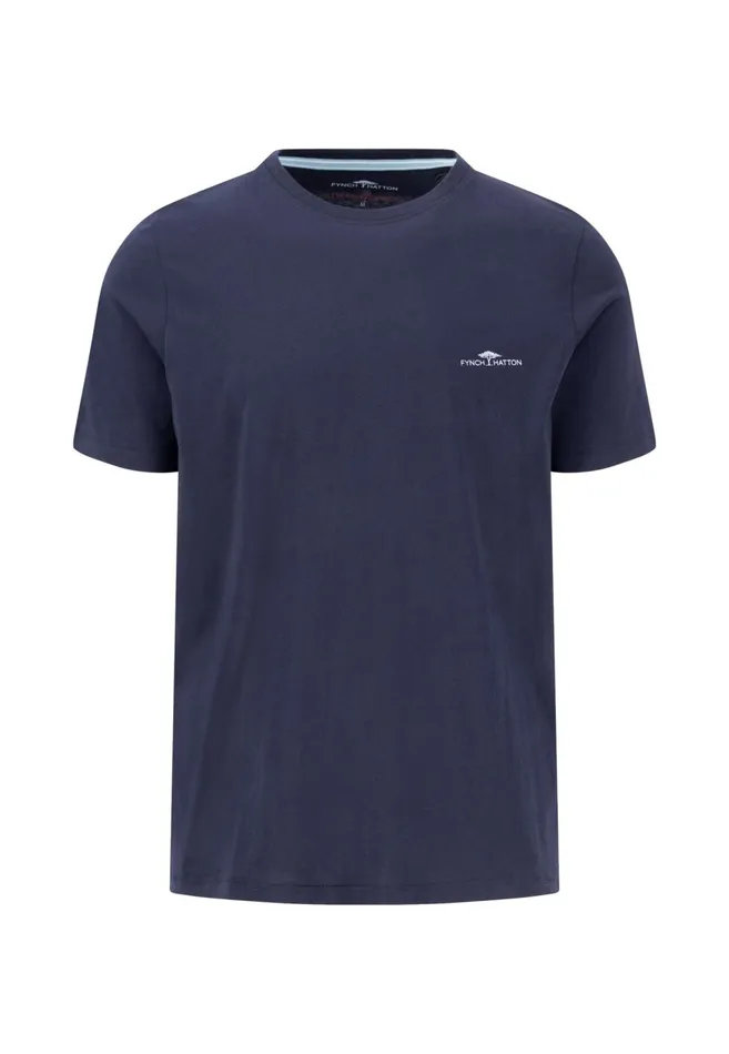 FYNCHHATTON Tshirt Made Of 100 Cotton With A Logodail Peesummer Breezenavyturf Greennew Offwhite Men Tshirts