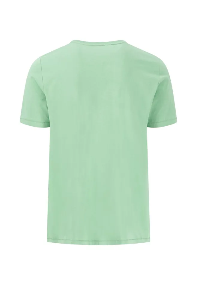FYNCHHATTON Tshirt Made Of 100 Cotton With A Logodail Peesummer Breezenavyturf Greennew Offwhite Men Tshirts