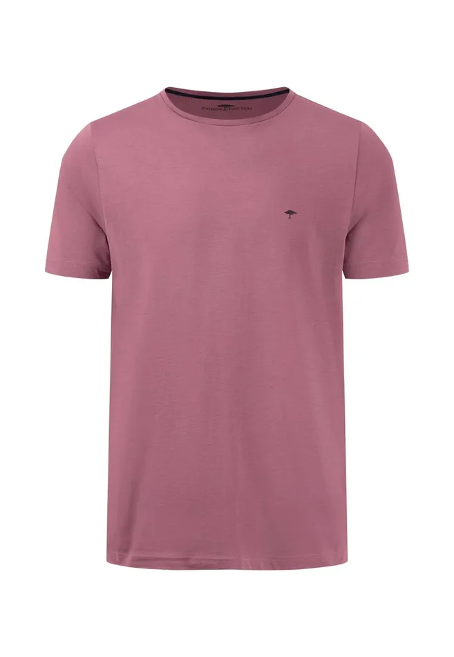 FYNCHHATTON Tshirt With A Round Neckline Dark Emeraldvibrant Bluerustlight Khakicloud Bluegrass Greenflamepale Blush Men Tshirts