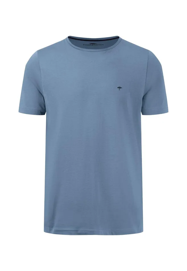 FYNCHHATTON Tshirt With A Round Neckline Dark Emeraldvibrant Bluerustlight Khakicloud Bluegrass Greenflamepale Blush Men Tshirts