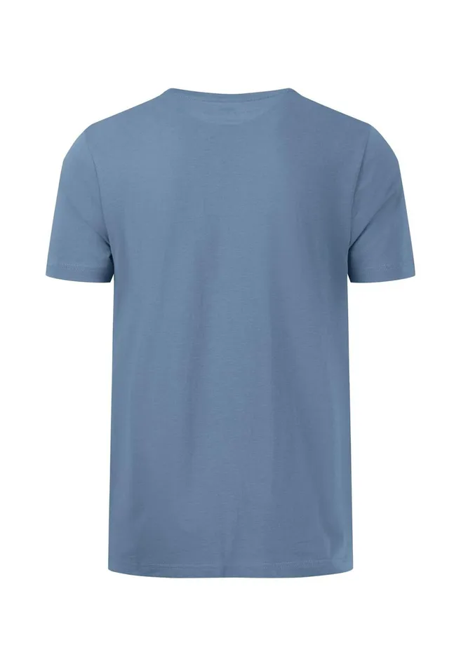 FYNCHHATTON Tshirt With A Round Neckline Dark Emeraldvibrant Bluerustlight Khakicloud Bluegrass Greenflamepale Blush Men Tshirts