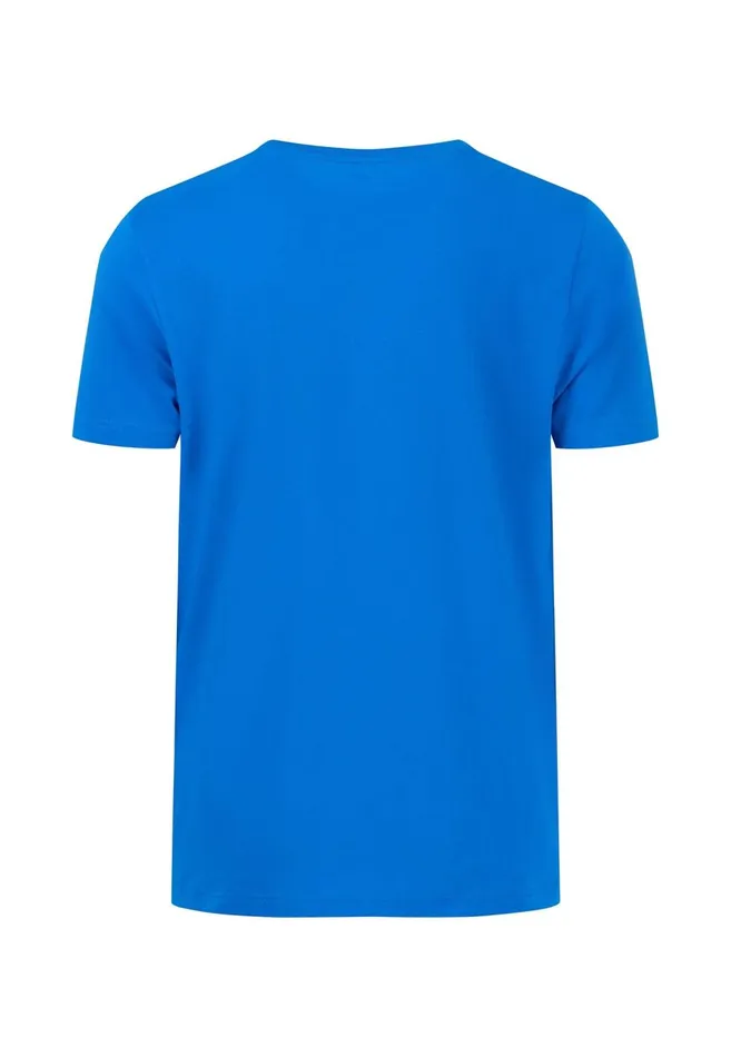 FYNCHHATTON Tshirt With A Round Neckline Dark Emeraldvibrant Bluerustlight Khakicloud Bluegrass Greenflamepale Blush Men Tshirts