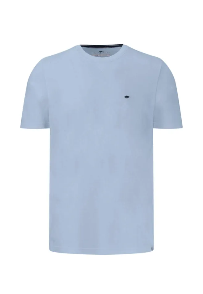 FYNCHHATTON Tshirt With A Round Neckline Summer Breezenavynew Offwhite Men Tshirts FYNCHHATTON Tshirt With A Round Neckline Summer Breezenavynew Offwhite Men Tshirts