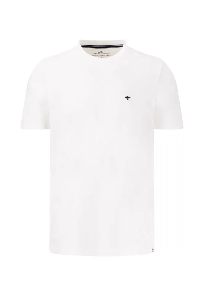 FYNCHHATTON Tshirt With A Round Neckline Summer Breezenavynew Offwhite Men Tshirts