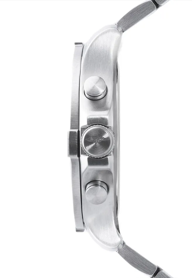 FYNCHHATTON Watch With Stainless Steel Band Silver Men Watch FYNCHHATTON Watch With Stainless Steel Band Silver Men Watch
