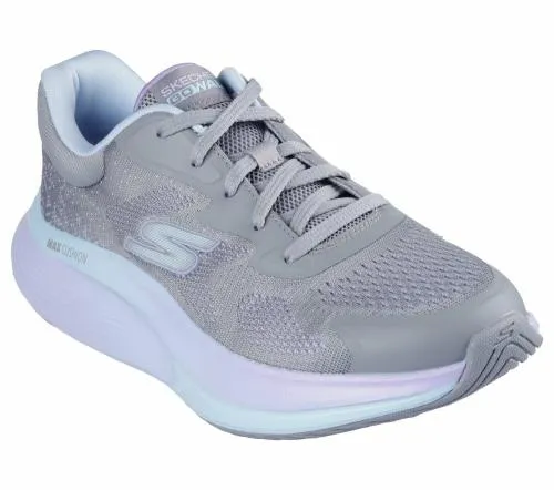GO WALK MAX Walker 8211 Vea Gray Aqua Women SKECHERS Lace Up