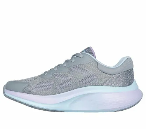 GO WALK MAX Walker 8211 Vea Gray Aqua Women SKECHERS Lace Up