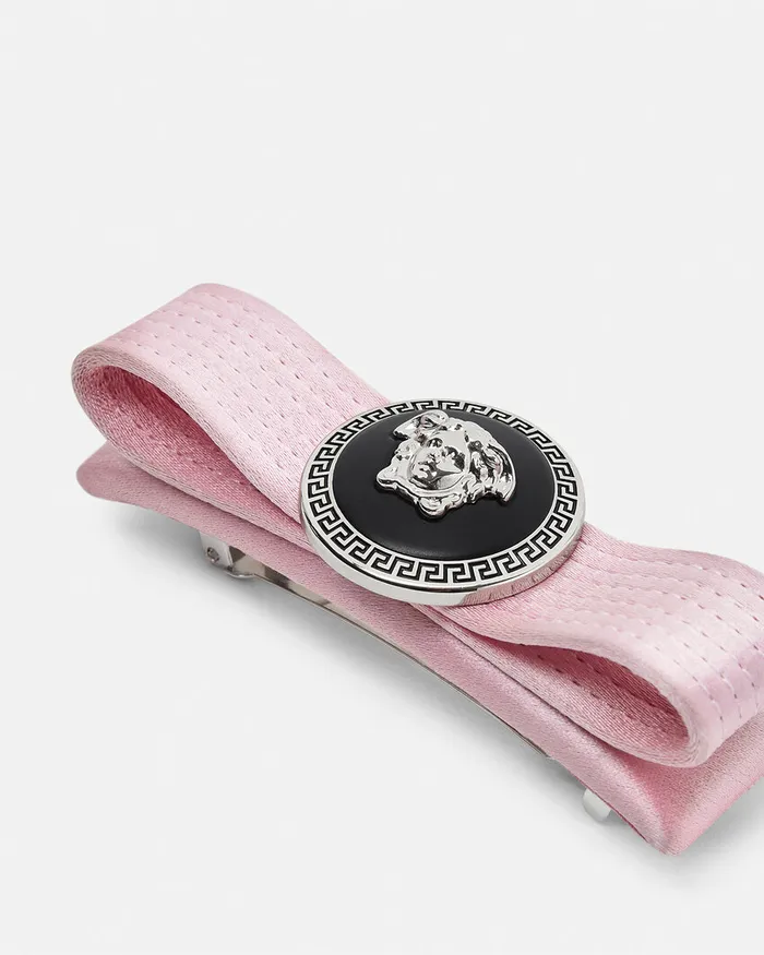 Hair Accessories Women Versace Gianni Ribbon Hair Clip Light Pink