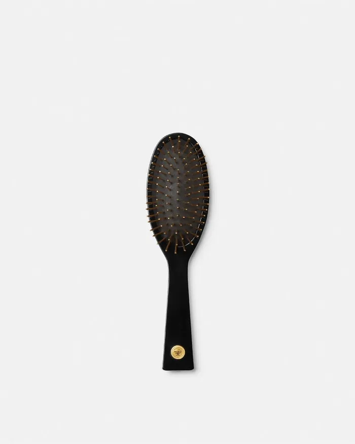 Hair Accessories Women Versace Medusa 03995 Hair Brush Black