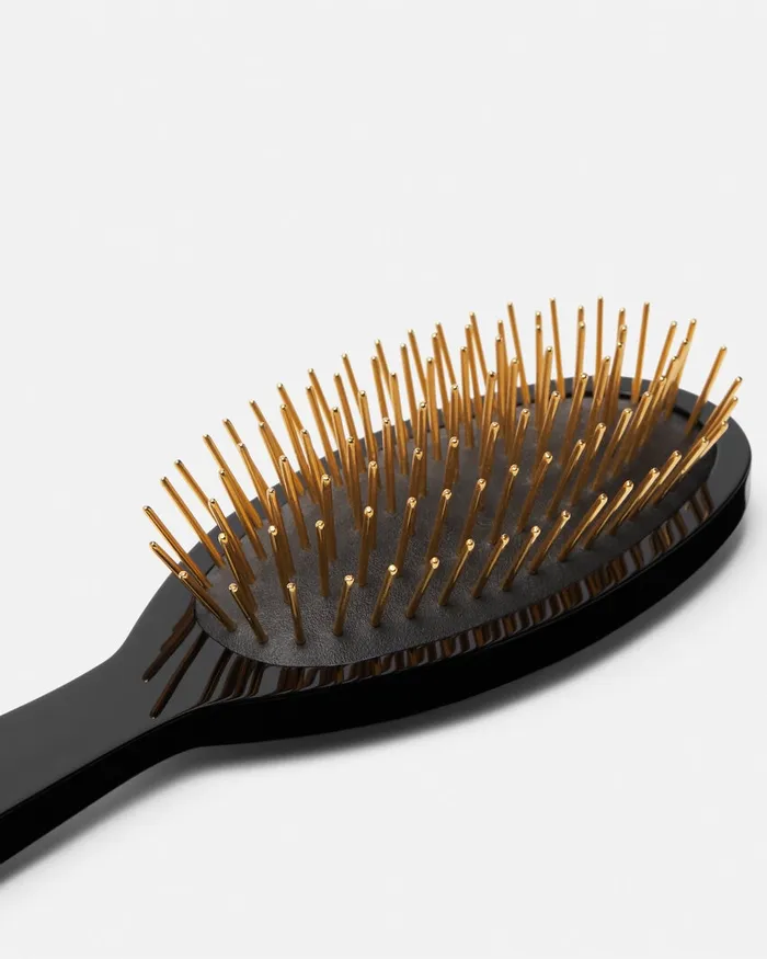 Hair Accessories Women Versace Medusa 03995 Hair Brush Black