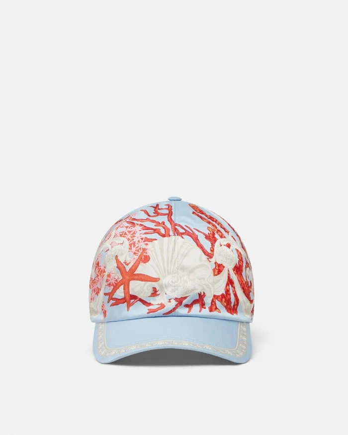 Hats and Caps WomenMen Versace Barocco Sea Baseball Cap Blueprint
