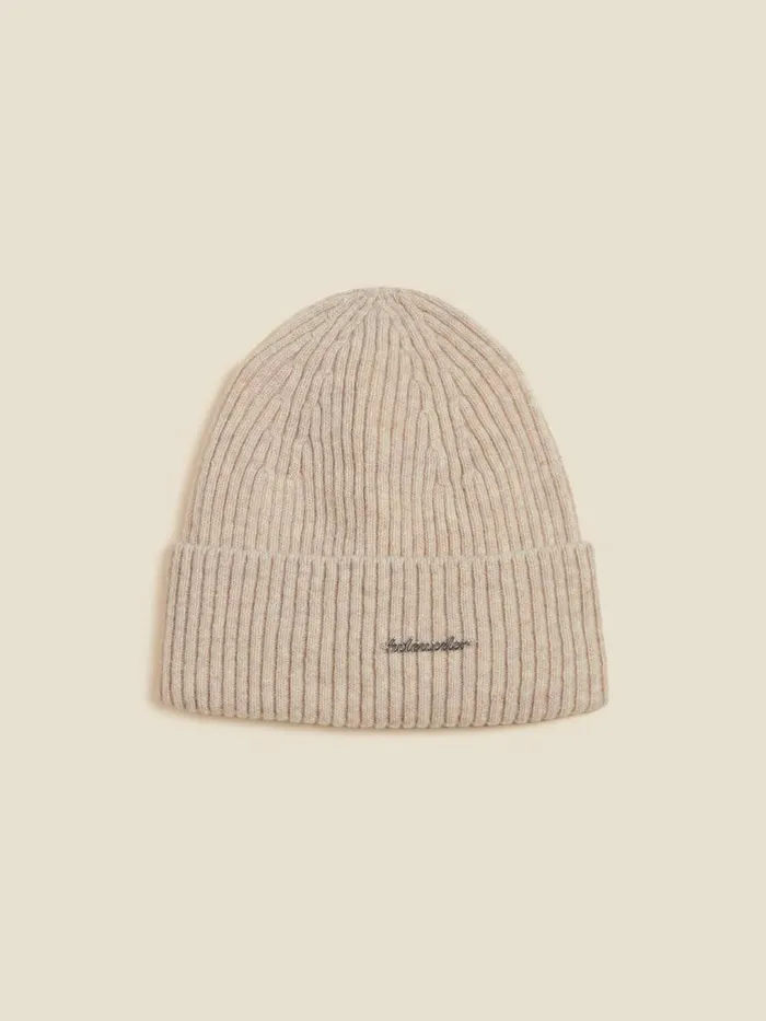Hats WomenMen Holzweiler Lambswool Rib Beanie Sand