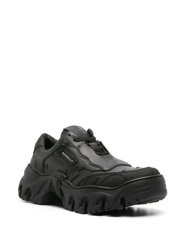 Henrik Vibskov Boutique AW23 New Boccaccio II 8211 Black Beyond Leather Women Sneakers