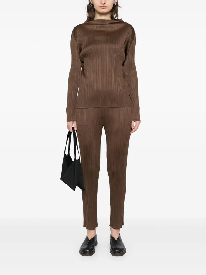 Henrik Vibskov Boutique AW24 Basic Pants 8211 Brown Women Tops