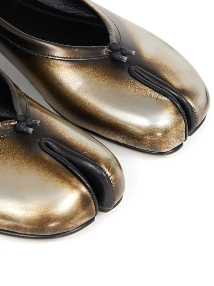 Henrik Vibskov Boutique Ballerina Tabi 8211 SilverGoldBlack Women Shoes