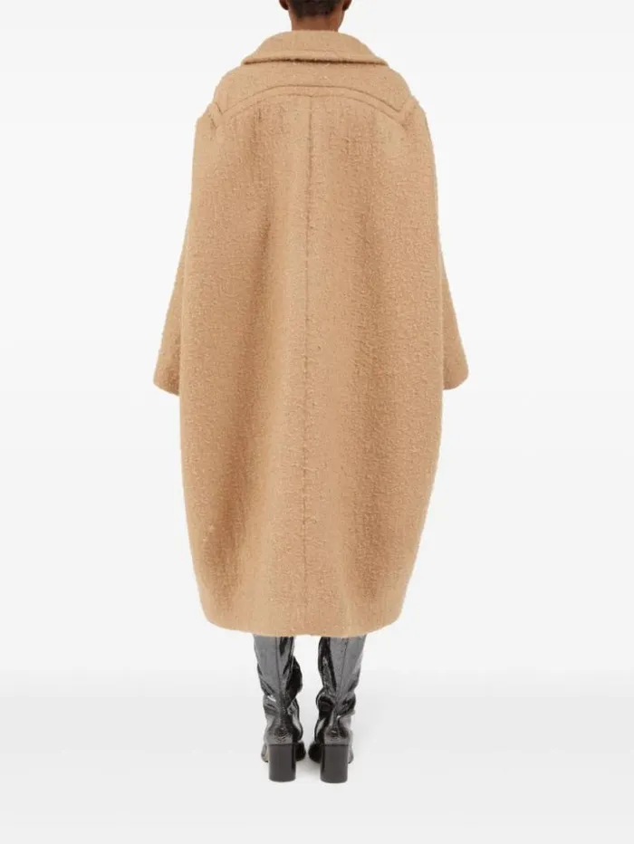 Henrik Vibskov Boutique Cocoon Wool Coat 8211 Biscuit Women Jackets and Coats