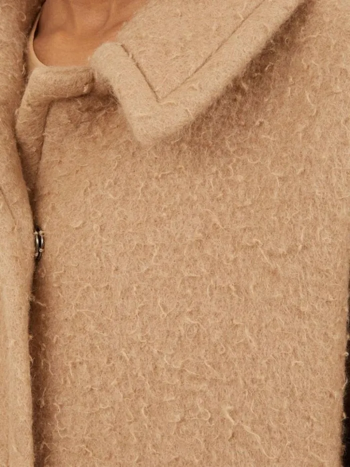 Henrik Vibskov Boutique Cocoon Wool Coat 8211 Biscuit Women Jackets and Coats