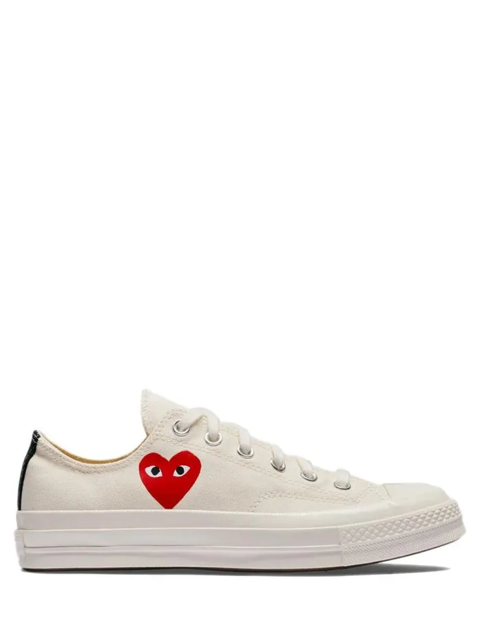 Henrik Vibskov Boutique Converse Low 039Chuck Taylor039 Sneakers Small Heart 8211 White Men Sneakers