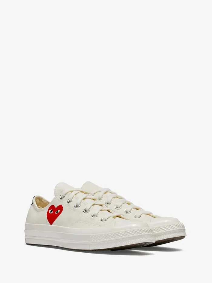 Henrik Vibskov Boutique Converse Low 039Chuck Taylor039 Sneakers Small Heart 8211 White Men Sneakers