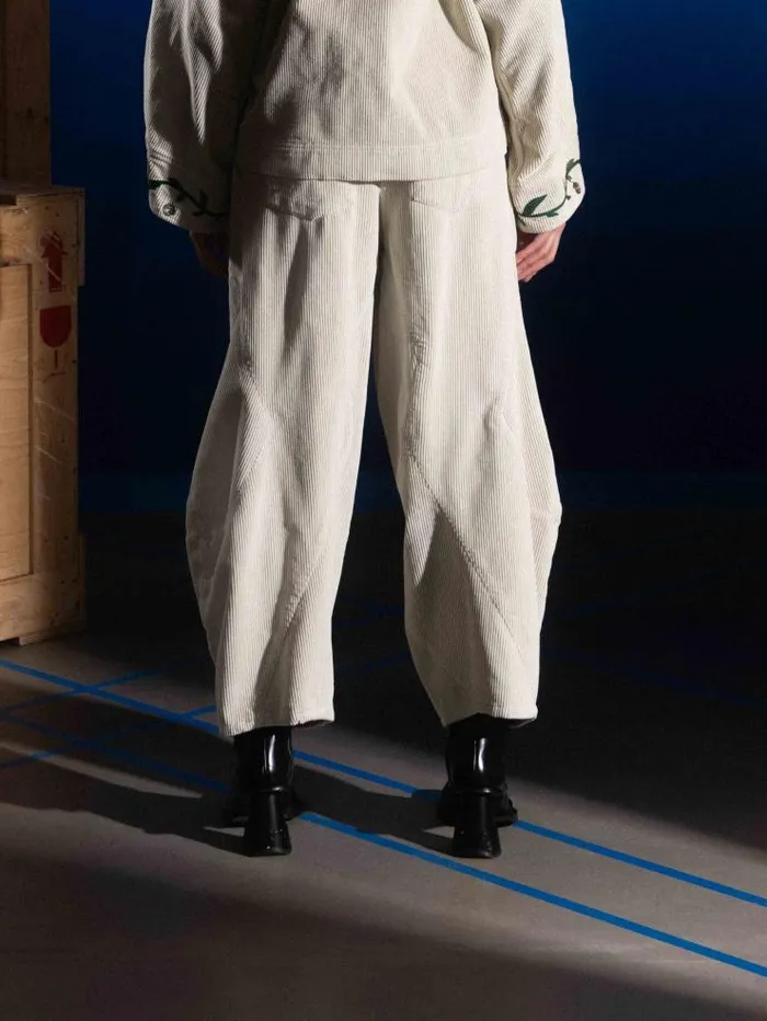 Henrik Vibskov Boutique Digi Corduroy Pant 8211 Fog Women Pants