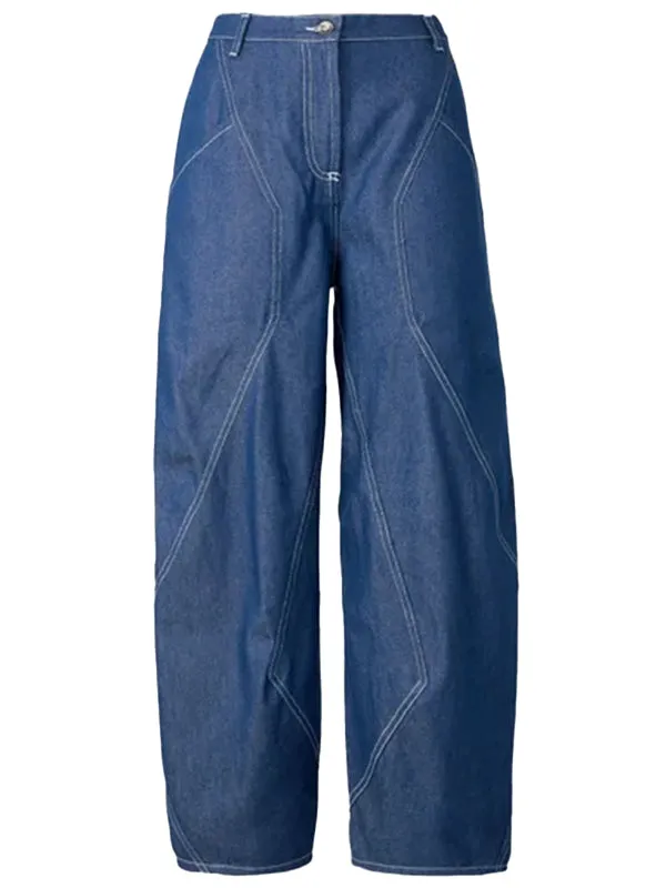 Henrik Vibskov Boutique Digi Denim Pants 8211 Raw Blue Men Pants