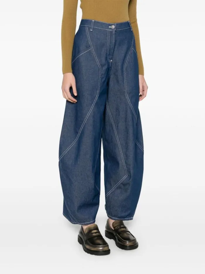 Henrik Vibskov Boutique Digi Denim Pants 8211 Raw Blue Men Pants