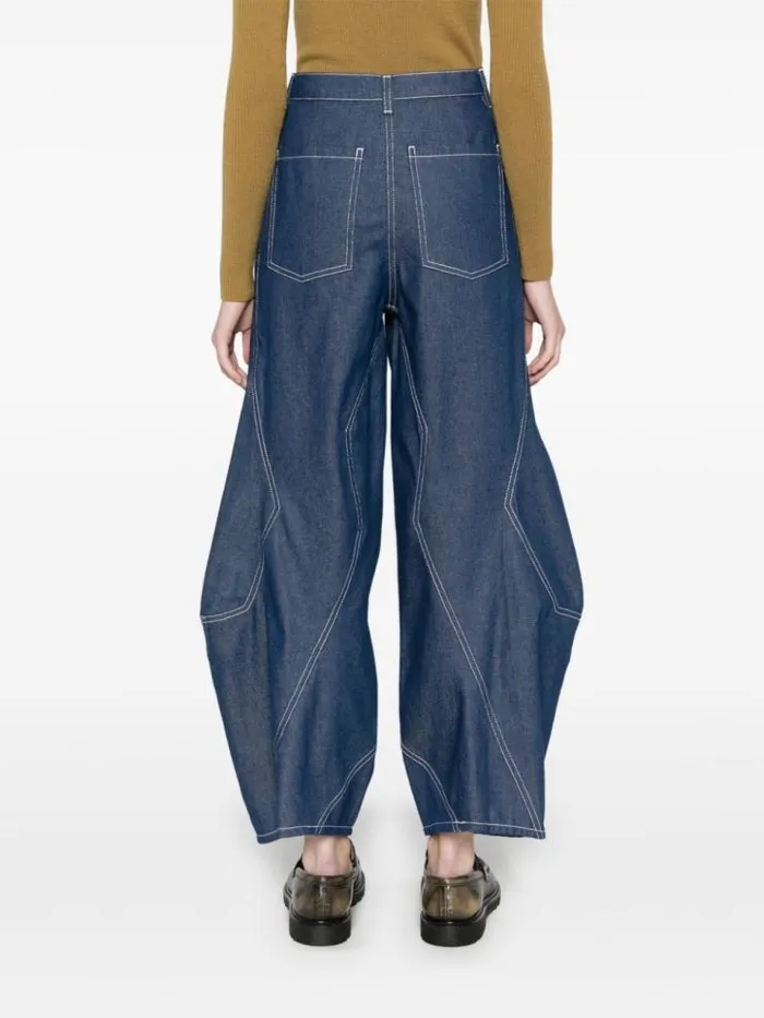 Henrik Vibskov Boutique Digi Denim Pants 8211 Raw Blue Men Pants
