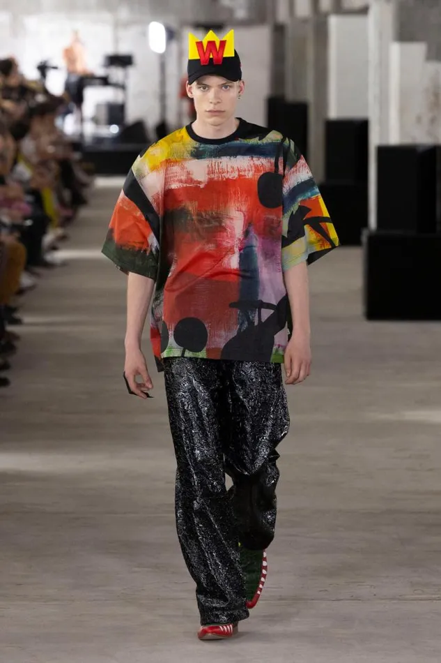 Henrik Vibskov Boutique Oversized T 8211 Black Cherries Print Men Tops