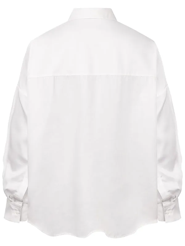 Henrik Vibskov Boutique Parker Shirt 8211 Optical White Men Shirts