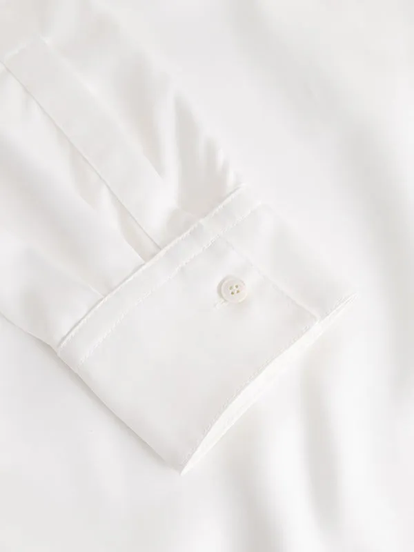 Henrik Vibskov Boutique Parker Shirt 8211 Optical White Men Shirts