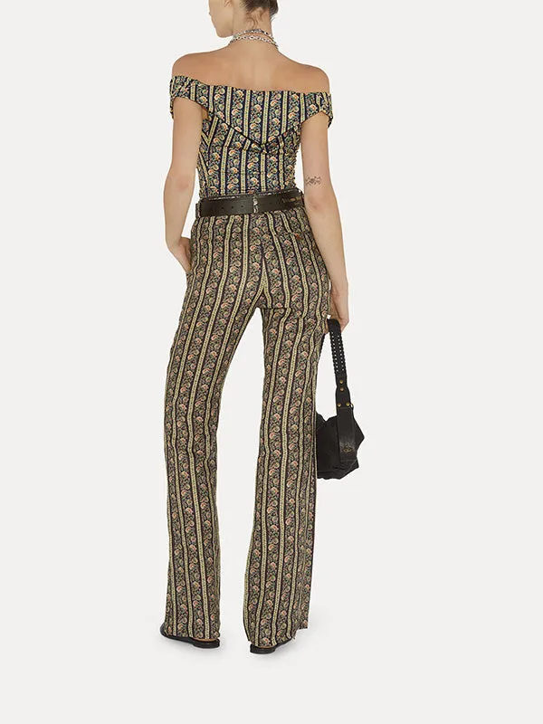 Henrik Vibskov Boutique Ray Trousers 8211 Flowers Women Pants