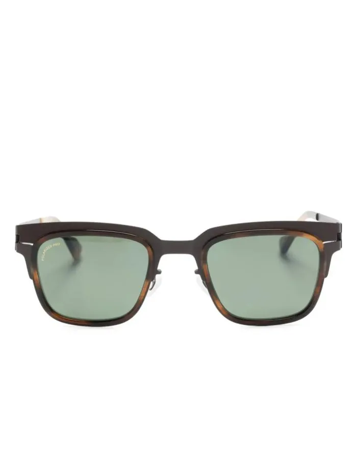 Henrik Vibskov Boutique RAYMOND 8211 Dark BrownStriped Men Sunglasses