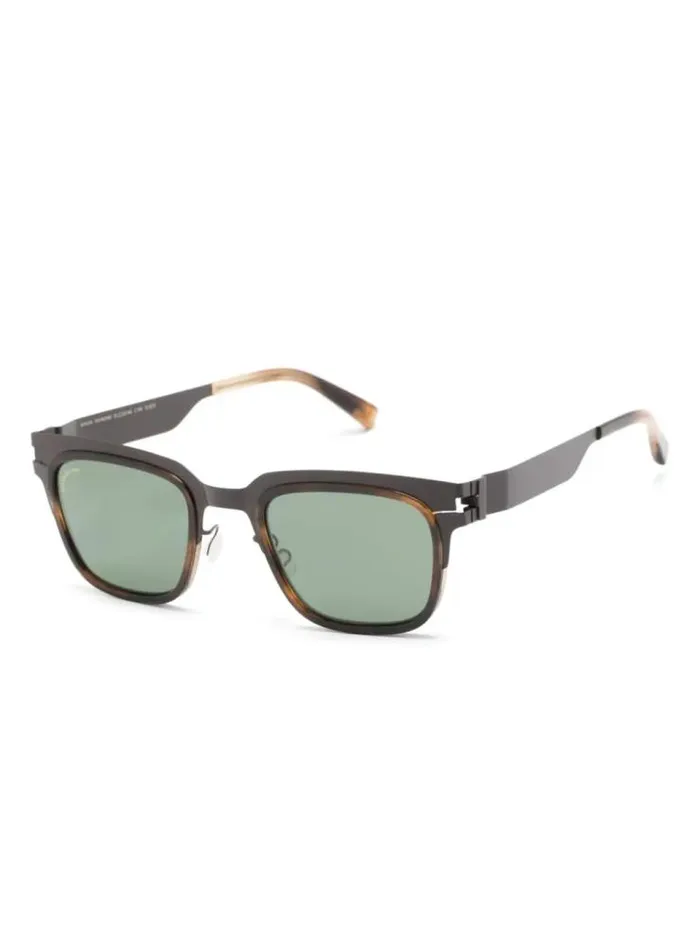 Henrik Vibskov Boutique RAYMOND 8211 Dark BrownStriped Men Sunglasses