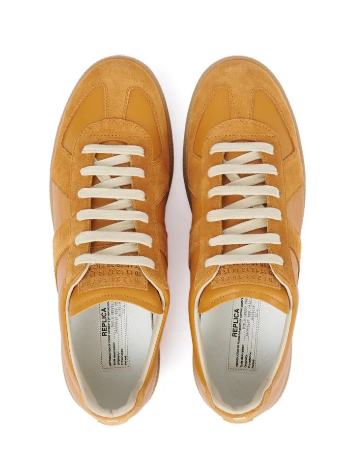 Henrik Vibskov Boutique Replica Low Top Sneakers 8211 Mustard Men Sneakers