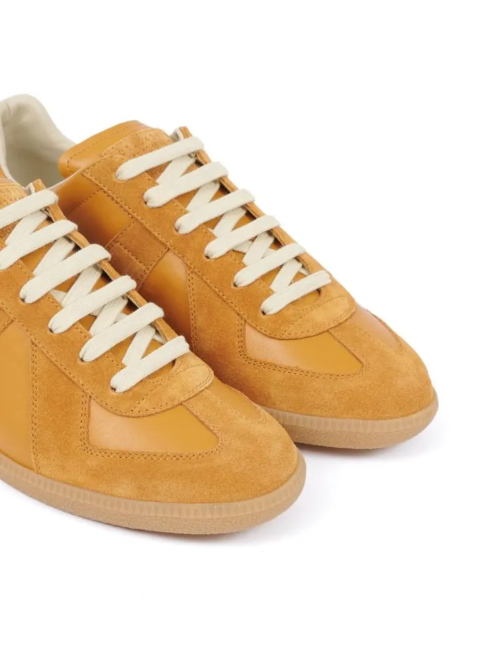 Henrik Vibskov Boutique Replica Low Top Sneakers 8211 Mustard Men Sneakers