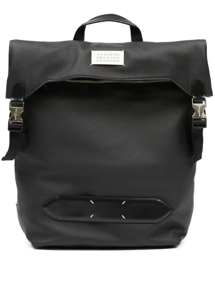 Henrik Vibskov Boutique Soft 5AC Flap Backpack 8211 Black Men Backpacks