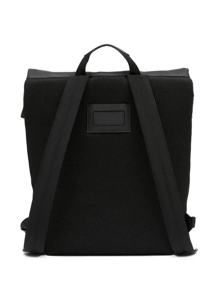 Henrik Vibskov Boutique Soft 5AC Flap Backpack 8211 Black Men Backpacks