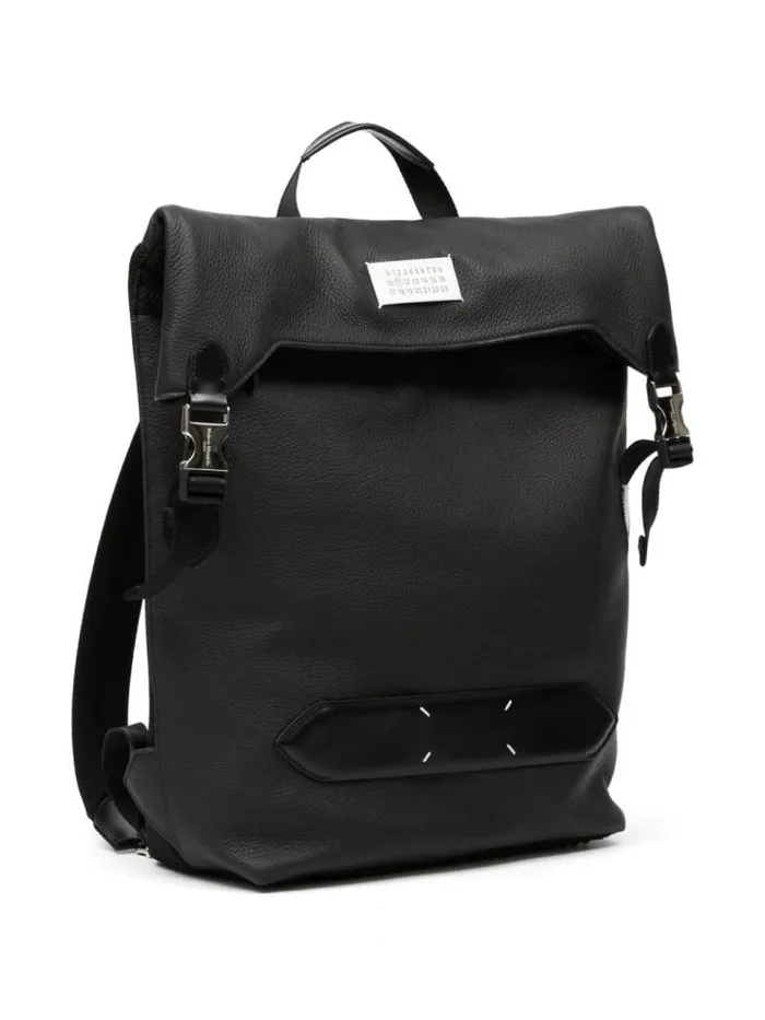 Henrik Vibskov Boutique Soft 5AC Flap Backpack 8211 Black Men Backpacks