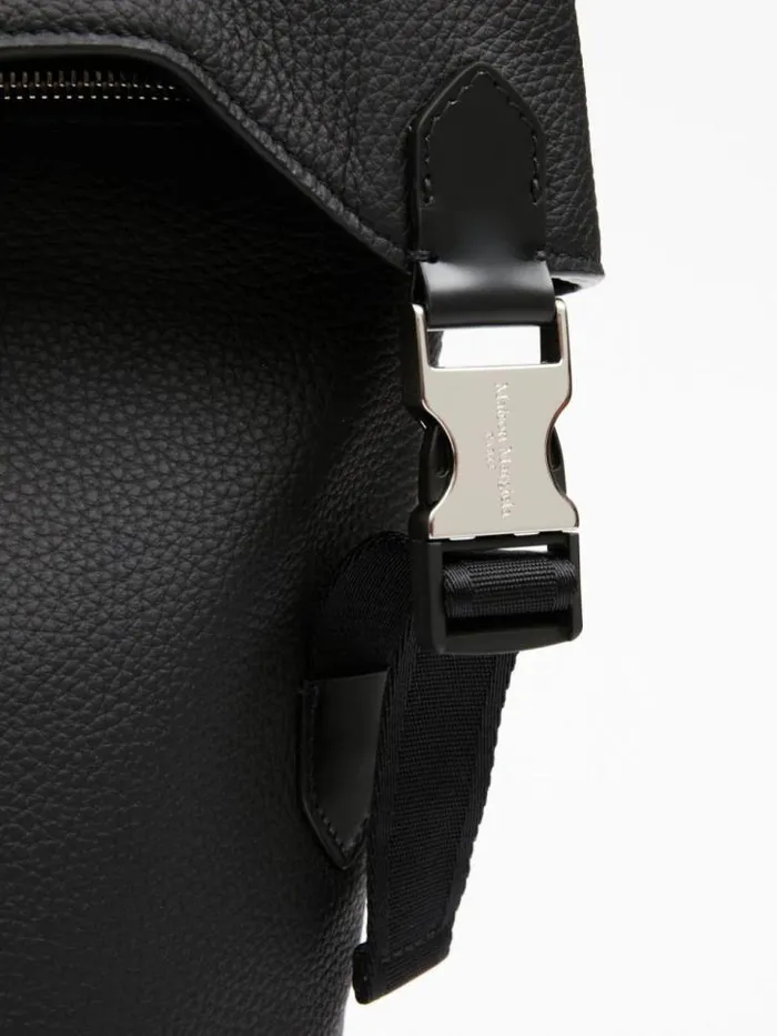 Henrik Vibskov Boutique Soft 5AC Flap Backpack 8211 Black Men Backpacks