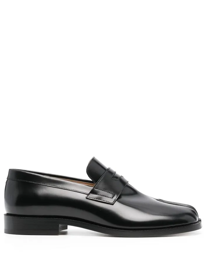 Henrik Vibskov Boutique Tabi Leather Loafers 8211 Black Men Tabis