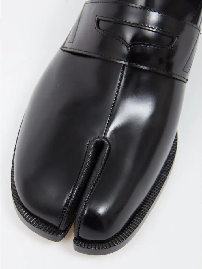 Henrik Vibskov Boutique Tabi Leather Loafers 8211 Black Men Tabis