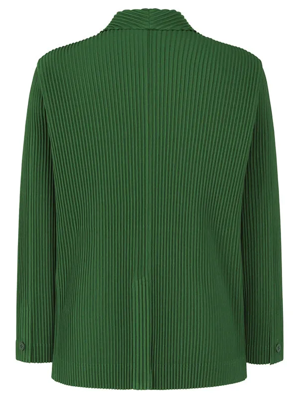 Henrik Vibskov Boutique Tailored Pleats Jacket 8211 Steel Green Men Jackets and Coats