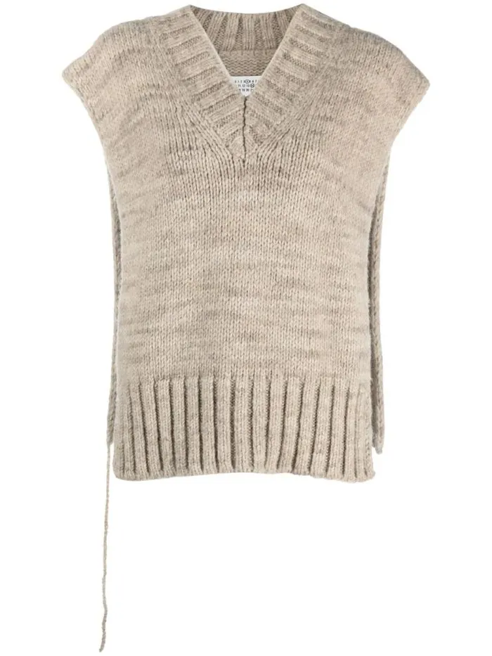 Henrik Vibskov Boutique VNeck Stole 8211 Stole Light Brown Women Knitwear