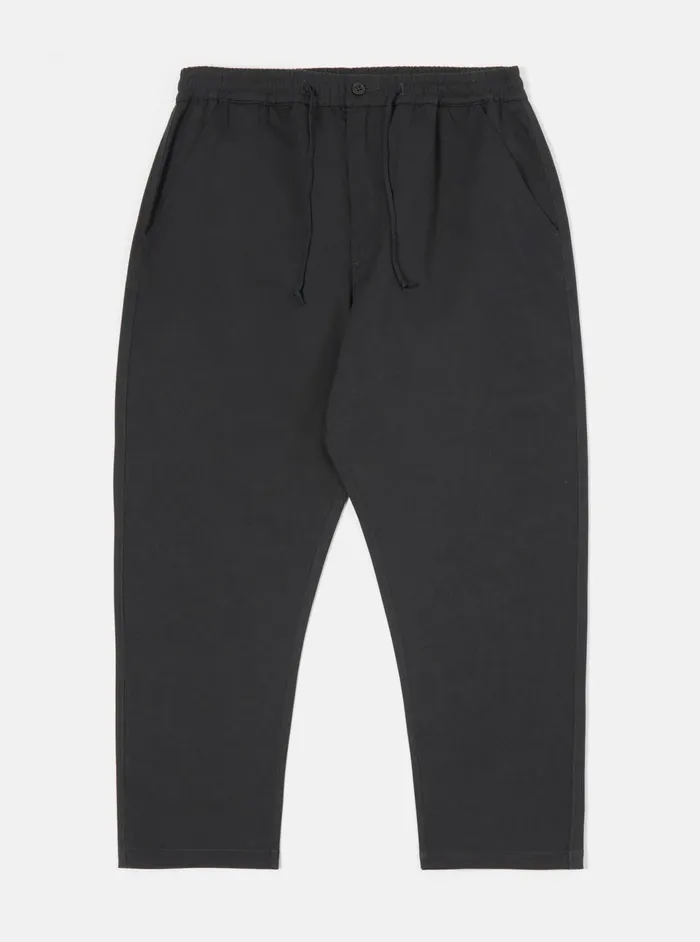Hi Water Trouser In Black Twill Men Universal Works Trousers