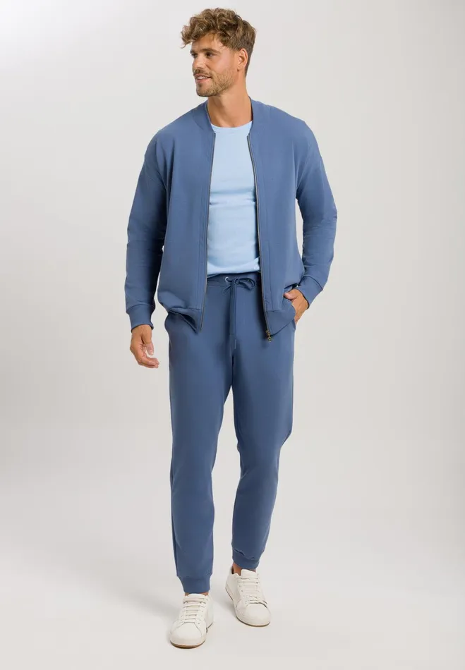 Jacket Slate Blue Men HANRO Loungewear