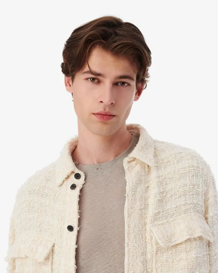 Jackets and Coats Men IRO BALE TWEED OVERSHIRT