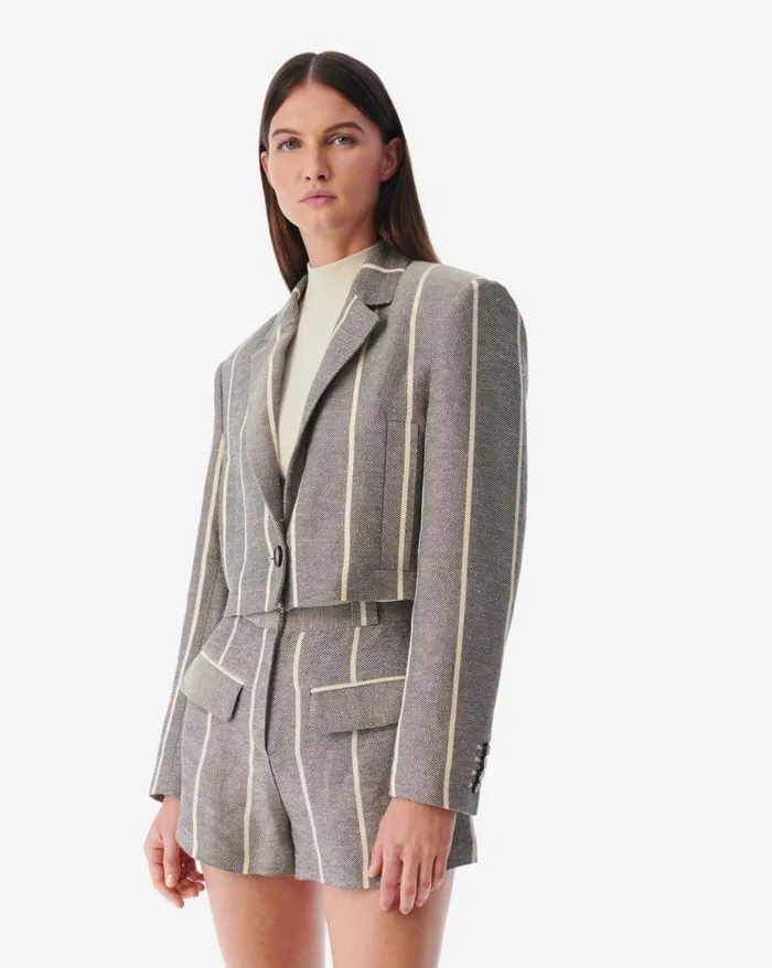Jackets and Coats Women IRO DUPA STRIPED SUIT JACKET