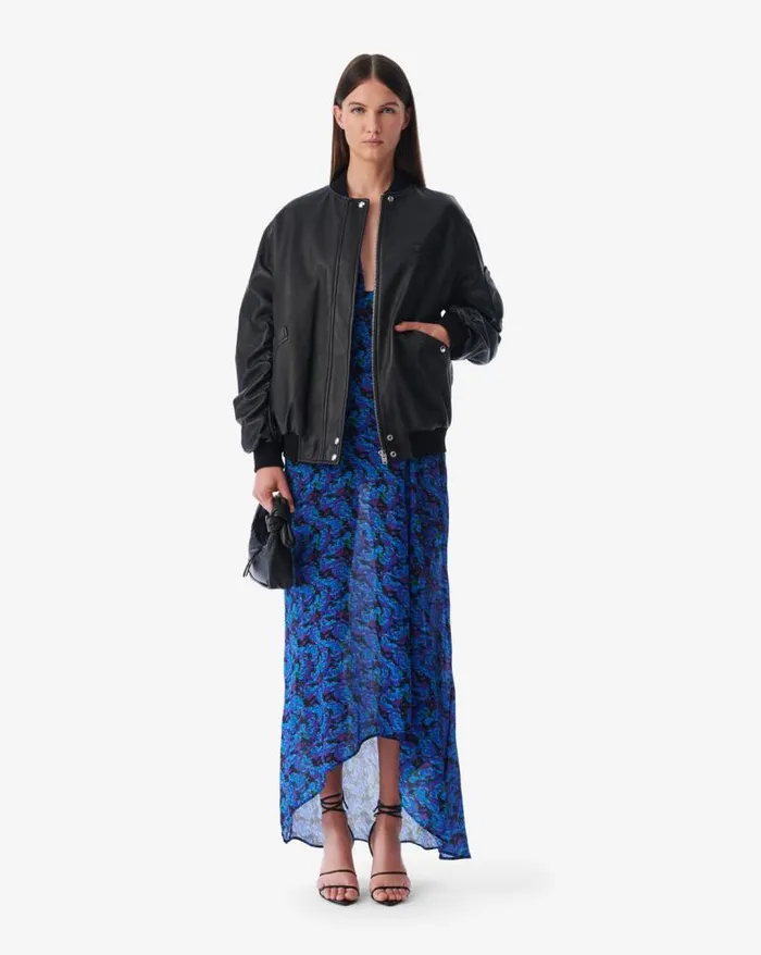 Jackets and Coats Women IRO KEREM OVERSIZED LEATHER BOMBER