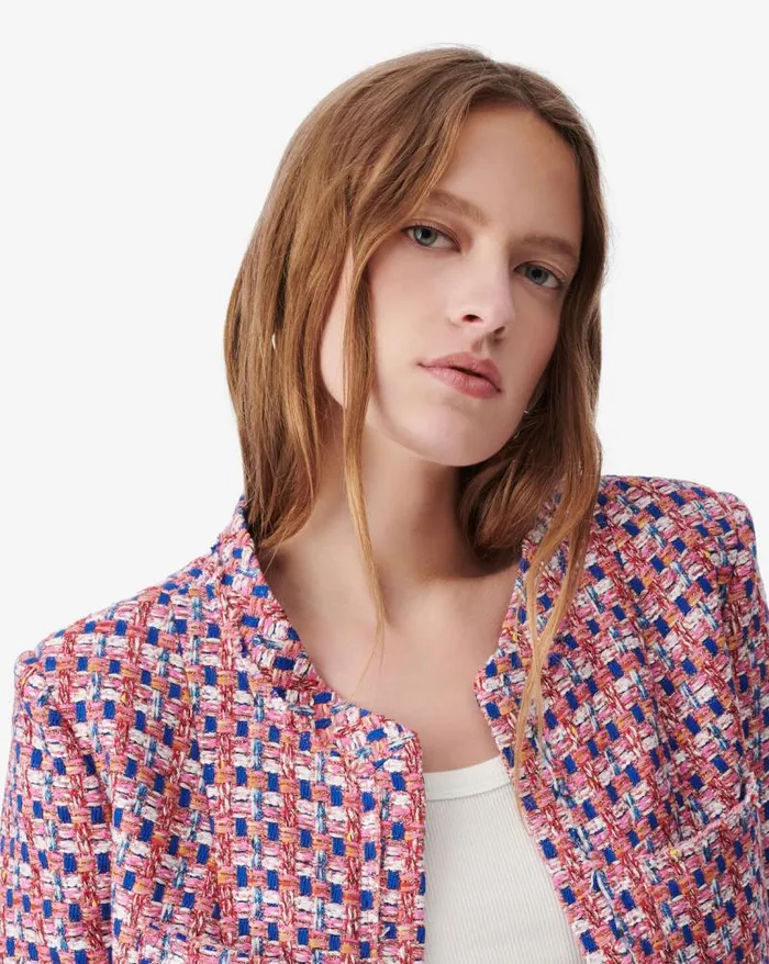 Jackets and Coats Women IRO MOPA MULTICOLORED TWEED JACKET
